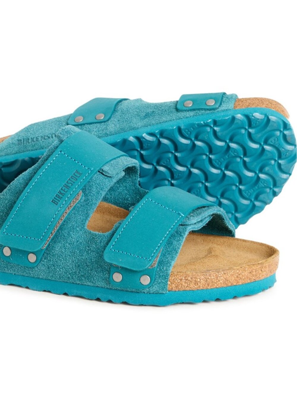 NEW Birkenstock UJI Digital Green Sandals Slip Ons 42 R Womens 11 or Mens 9